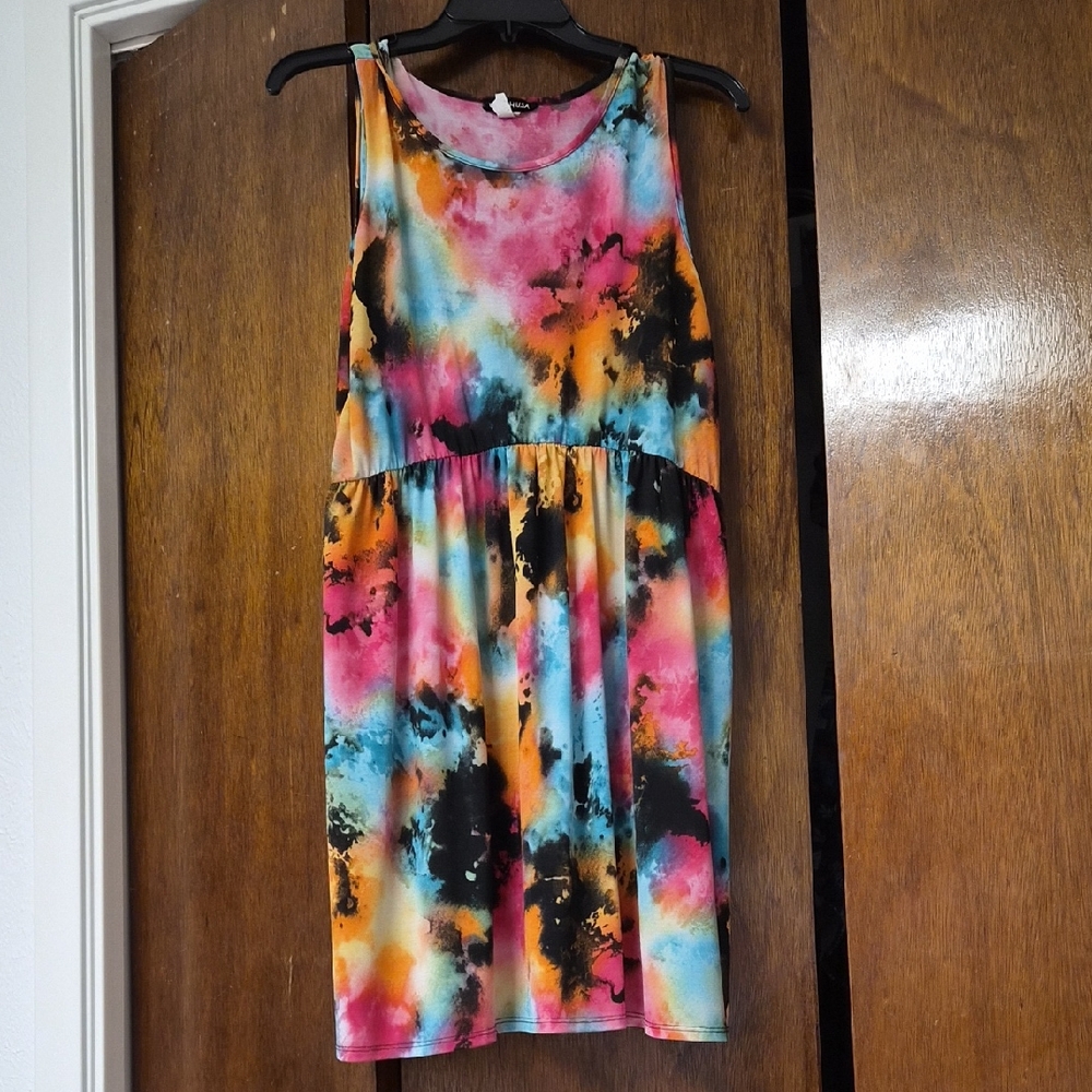 HEIMISH USA Pink Tie-Dye Top